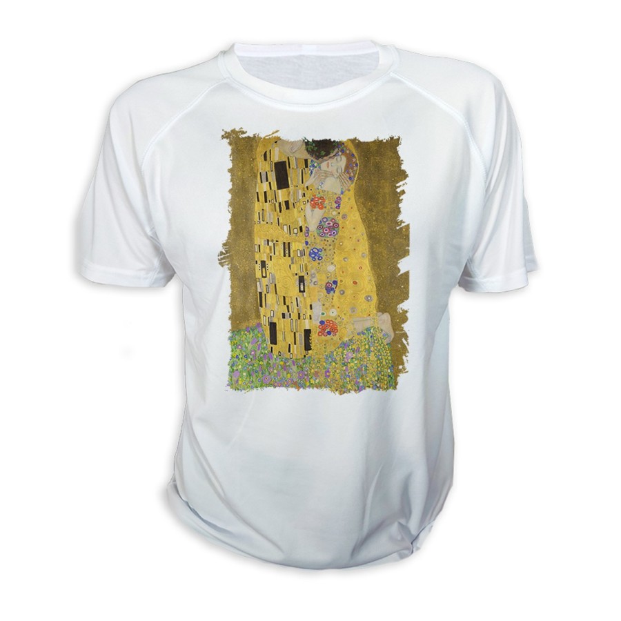 CAMISETA cuadro el beso Gustav Klint pintor clasico pintura personalizada