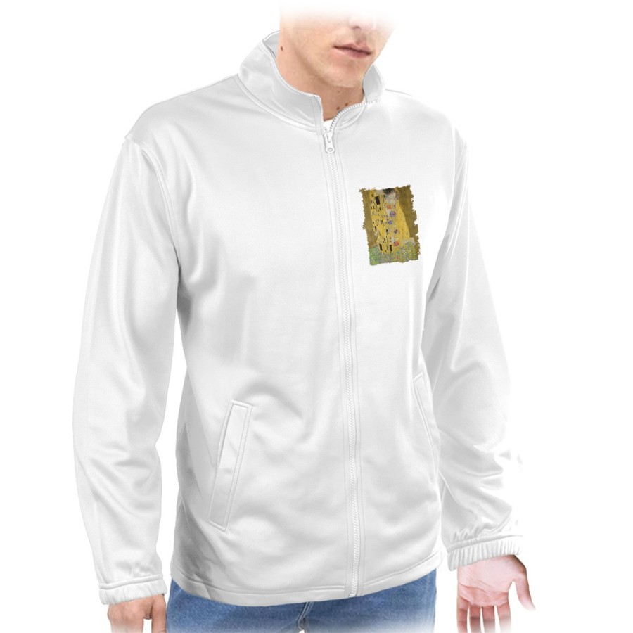 CHAQUETA TECNICA 1 IMPRESION cuadro el beso Gustav Klint pintor clasico pintura  personalizada