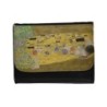 BILLETERA BILLETERO cuadro el beso Gustav Klint pintor clasico pintura unisex negro monedero