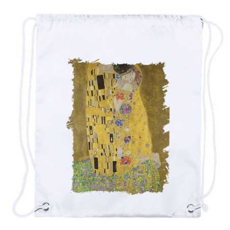 MOCHILA DE CUERDAS (SELECCIONE CANTIDAD) cuadro el beso Gustav Klint pintor clasico pintura playa piscina excursion