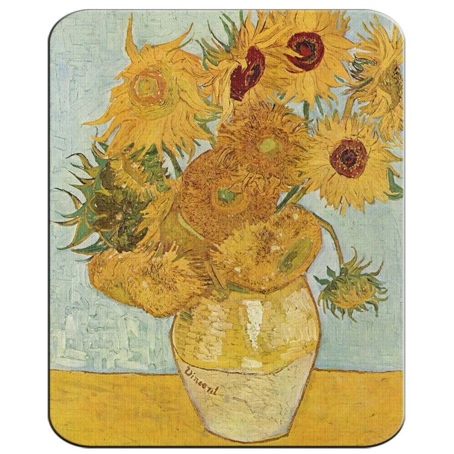 ALFOMBRILLA cuadro los girasoles Vincent van Gogh pintor pc raton personalizada