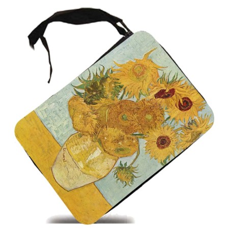 ESTUCHE cuadro los girasoles Vincent van Gogh pintor escolar case