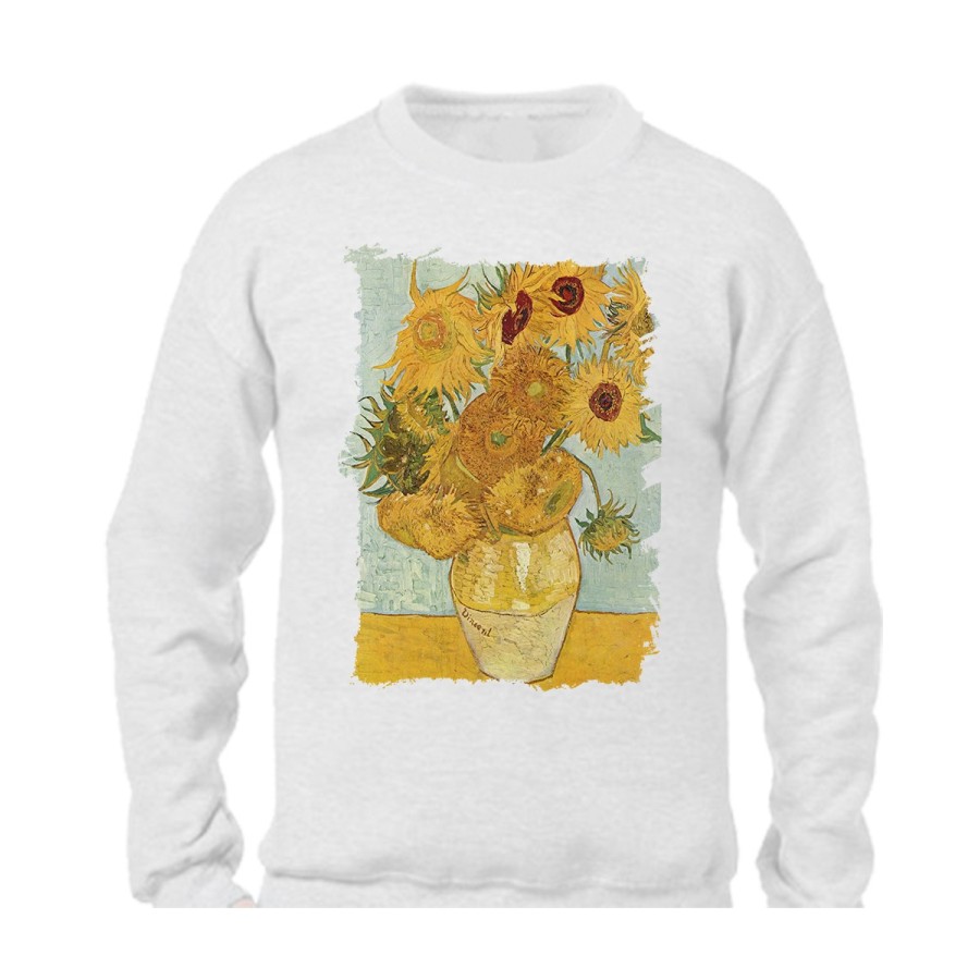 SUDADERA cuadro los girasoles Vincent van Gogh pintor personalizada