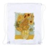 MOCHILA DE CUERDAS (SELECCIONE CANTIDAD) cuadro los girasoles Vincent van Gogh pintor playa piscina excursion