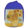 MOCHILA AZUL cuadro los girasoles Vincent van Gogh pintor escolar personalizado picnic excursión deporte