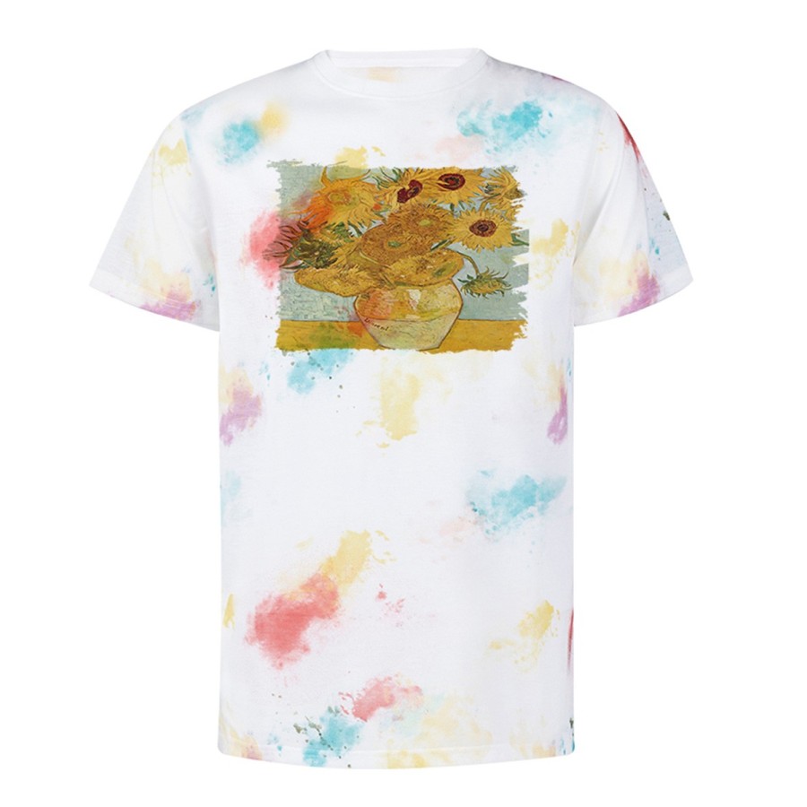 CAMISETA MARCAS COLORES cuadro los girasoles Vincent van Gogh pintor personalizada