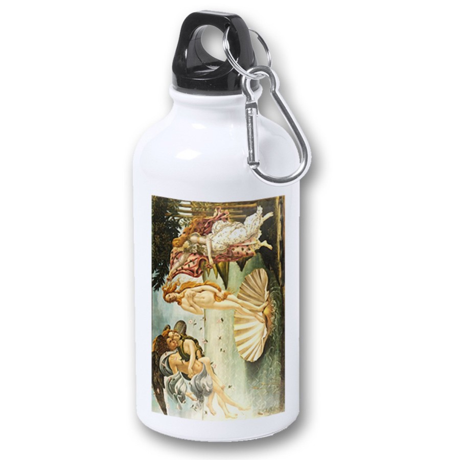 BIDON 400ML METALICO cuadro el nacimiento de Venus Sandro Botticelli pintor para viaje y deporte