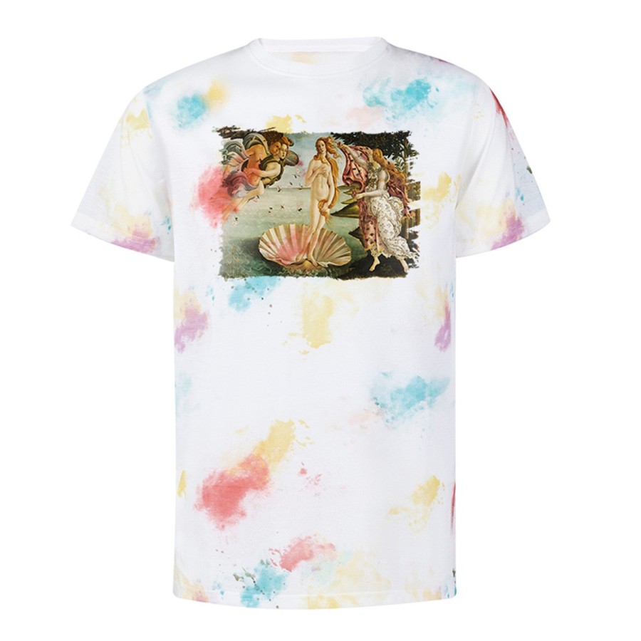 CAMISETA MARCAS COLORES cuadro el nacimiento de Venus Sandro Botticelli pintor personalizada