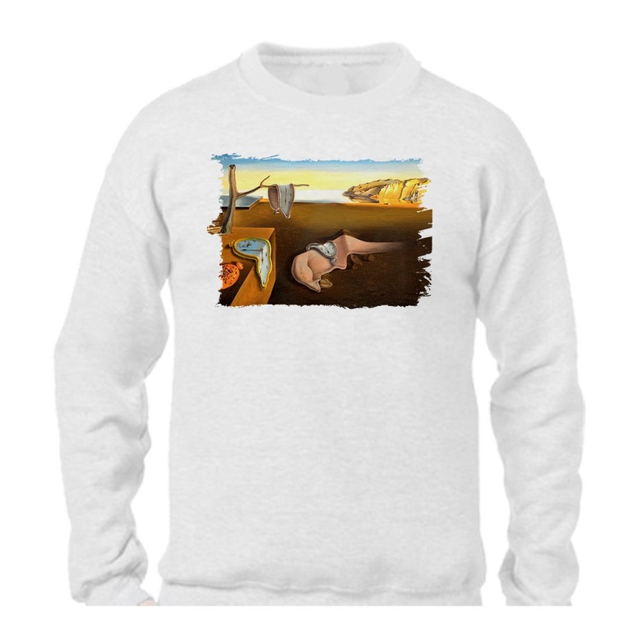 SUDADERA cuadro la persistencia de la memoria Salvador Dalí pintor personalizada