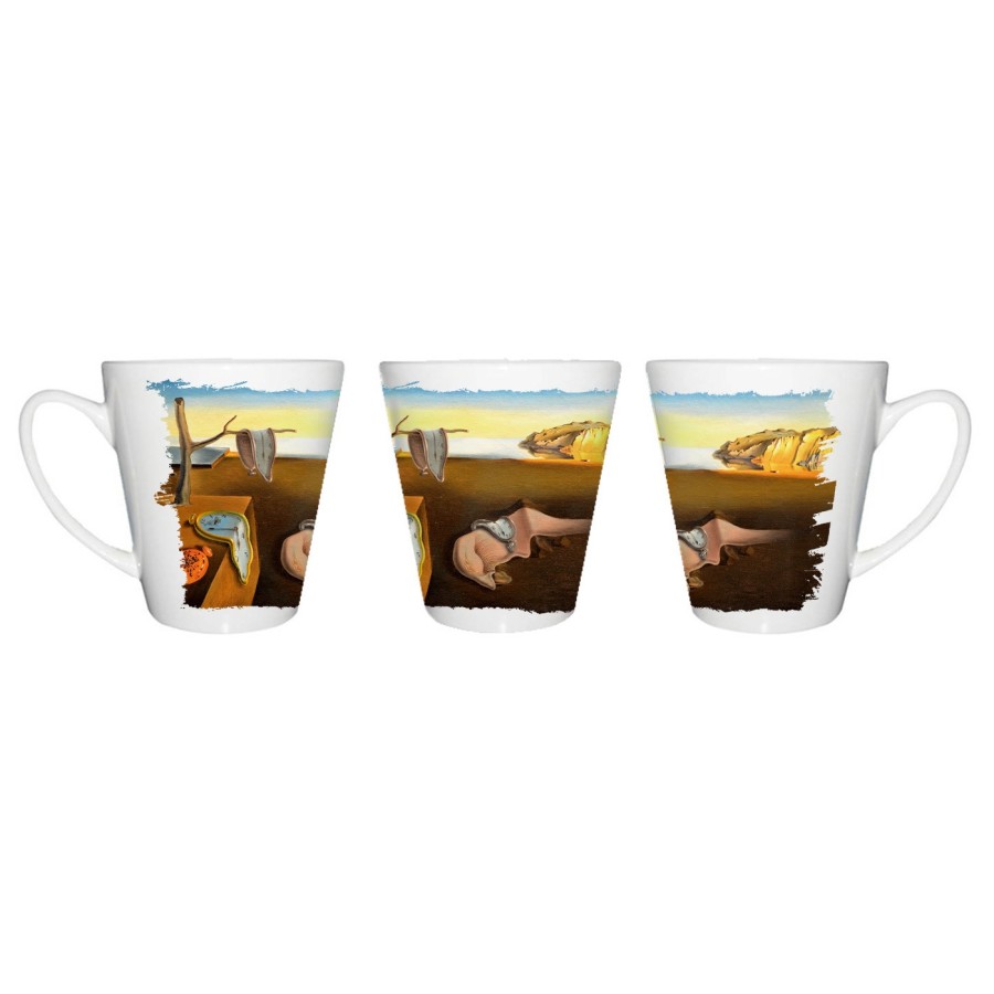 TAZA CÓNICA cuadro la persistencia de la memoria Salvador Dalí pintor conica personalizada