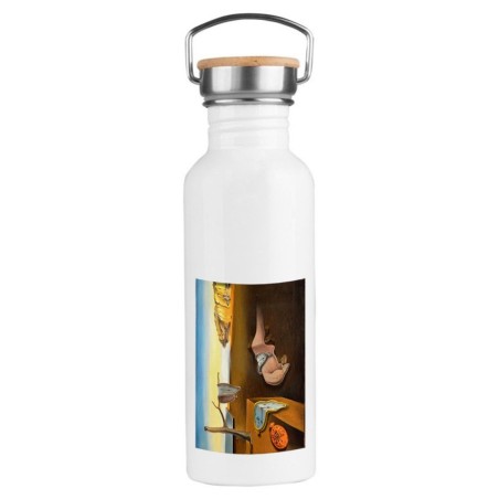 BIDON 750 ML ACERO INOXIDABLE ESTILO RETRO cuadro la persistencia de la memoria Salvador Dalí pintor deporte deportivo botella