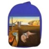 MOCHILA AZUL cuadro la persistencia de la memoria Salvador Dalí pintor escolar personalizado picnic excursión deporte