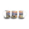 TAZA DE PLASTICO cuadro impresión sol naciente Claude Monet pintor niños personalizada