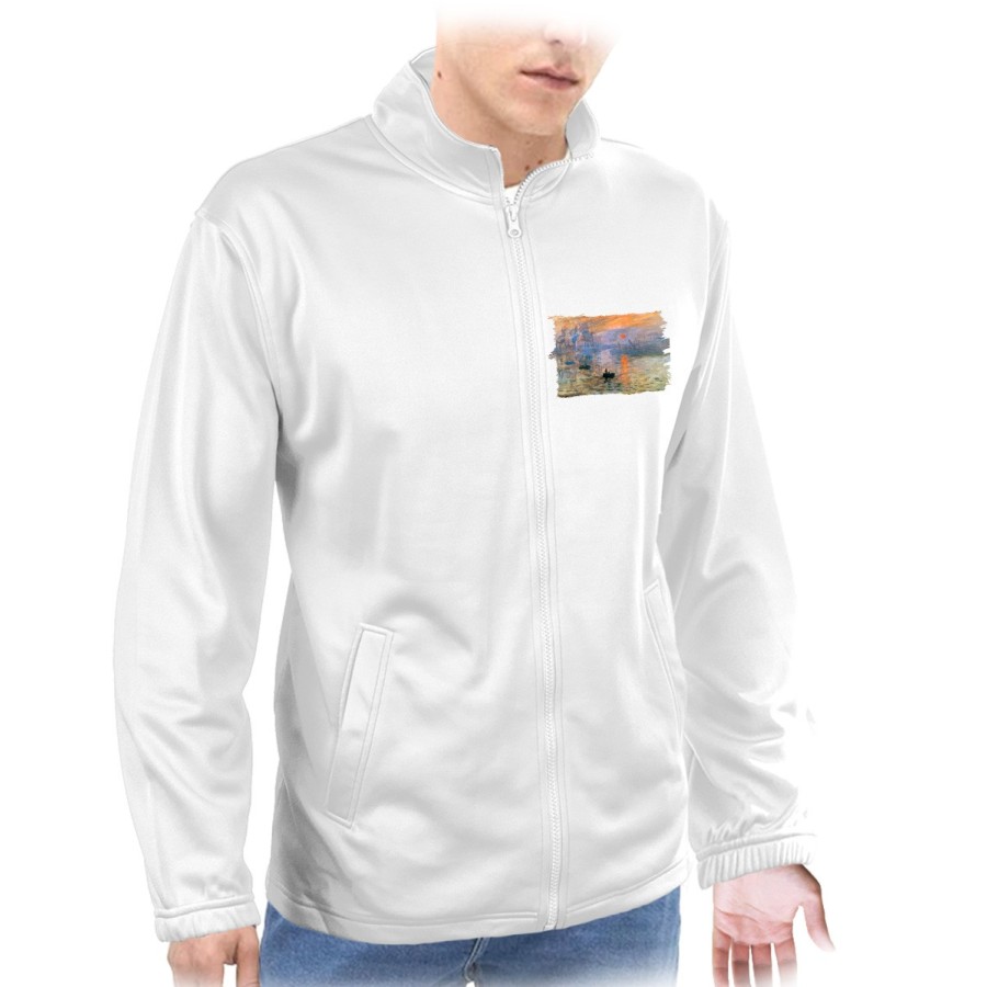 CHAQUETA TECNICA 1 IMPRESION cuadro impresión sol naciente Claude Monet pintor  personalizada