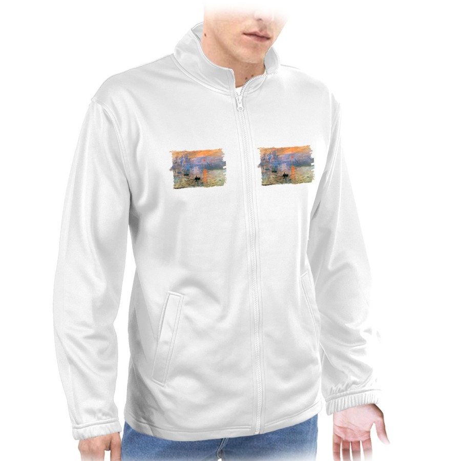 CHAQUETA TECNICA 2 IMPRESIONES cuadro impresión sol naciente Claude Monet pintor  personalizada