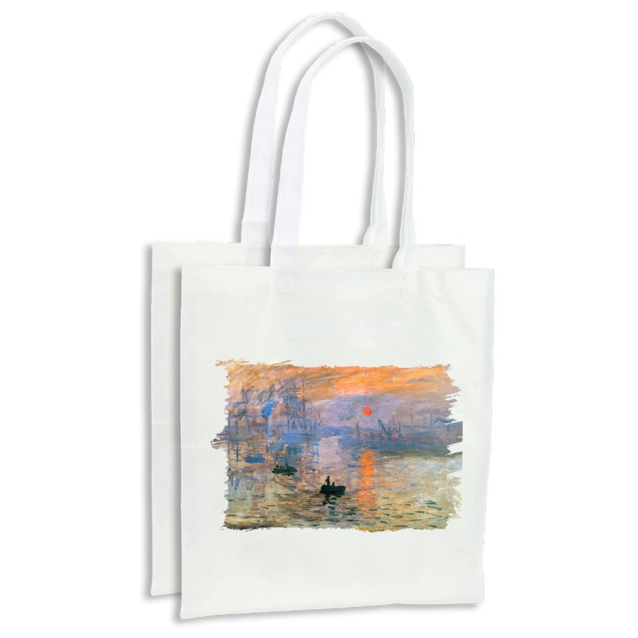 PACK BOLSAS cuadro impresión sol naciente Claude Monet pintor cocina compra personalizadas