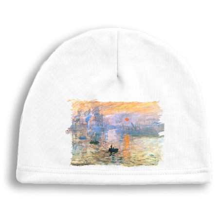 GORRO DEPORTIVO cuadro impresión sol naciente Claude Monet pintor deporte running correr