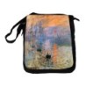 BANDOLERA REPORTERO MEDIANA BOLSO cuadro impresión sol naciente Claude Monet pintor bolsa mochila hombro