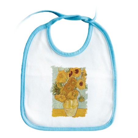 BABERO COLORES cuadro los girasoles Vincent van Gogh pintor personalizado bebe