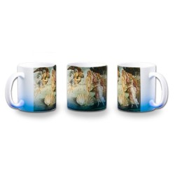 TAZA CON DEGRADADO cuadro el nacimiento de Venus Sandro Botticelli pintor color personalizada