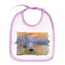 BABERO COLORES cuadro impresión sol naciente Claude Monet pintor personalizado bebe