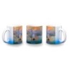 TAZA CON DEGRADADO cuadro impresión sol naciente Claude Monet pintor color personalizada