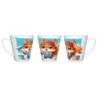 TAZA CÓNICA ardilla pintora profesion animal pintura mascota conica personalizada