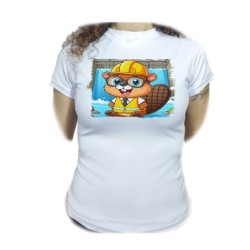 CAMISETA MUJER castor...