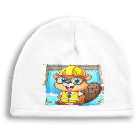 GORRO DEPORTIVO castor ingeniero profesion animal presa rio agua deporte running correr