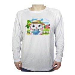 CAMISETA MANGA LARGA conejo...