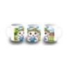 TAZA DE PLASTICO conejo granjero profesion animal rancho cultivo niños personalizada