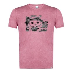 CAMISETA ROJA MEZCLA CON...