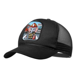 GORRA NEGRA CON REJILLA...