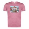 CAMISETA ROJA MEZCLA elefante bombero profesion emergencia salvamento moda verano tshirt