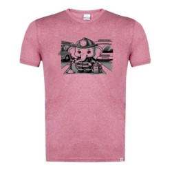 CAMISETA ROJA MEZCLA CON...