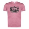 CAMISETA ROJA MEZCLA CON IMAGEN EN TONALIDADES NEGRAS elefante bombero profesion emergencia salvamento tshirt