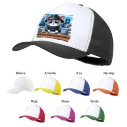 GORRA COLORES gato...