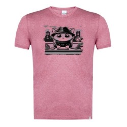 CAMISETA ROJA MEZCLA CON...