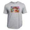 CAMISETA GRIS MEZCLA gato periodista profesion reportero periodico moda verano personalizada