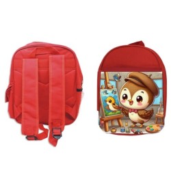 PACK MOCHILA ROJA Y ESTUCHE...