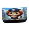 ESTUCHE NECESER DE LONA leon policia profesion guardia seguridad ciudad unisex negro bolsa aseo multiusos