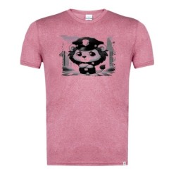 CAMISETA ROJA MEZCLA CON...