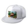 GORRA 5 PANELES REDECILLA TRASERA oso leñador profesion tala talador bosque estilo rapero