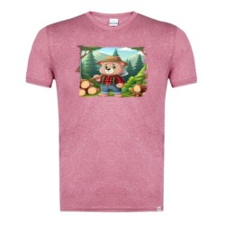 CAMISETA ROJA MEZCLA oso...