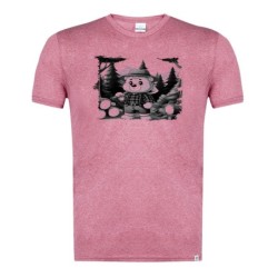 CAMISETA ROJA MEZCLA CON...