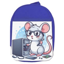 MOCHILA AZUL raton...