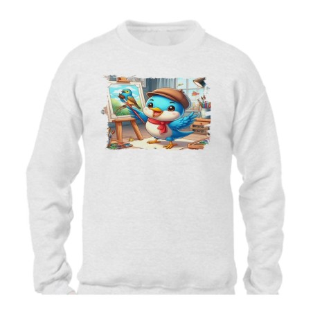 SUDADERA ruiseñor artista profesion escultor pintor mascota personalizada