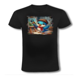 CAMISETA NEGRA ruiseñor...