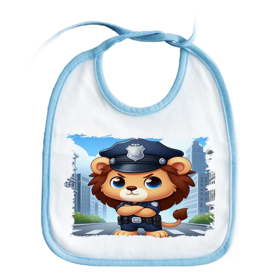 BABERO COLORES leon policia profesion guardia seguridad ciudad personalizado bebe