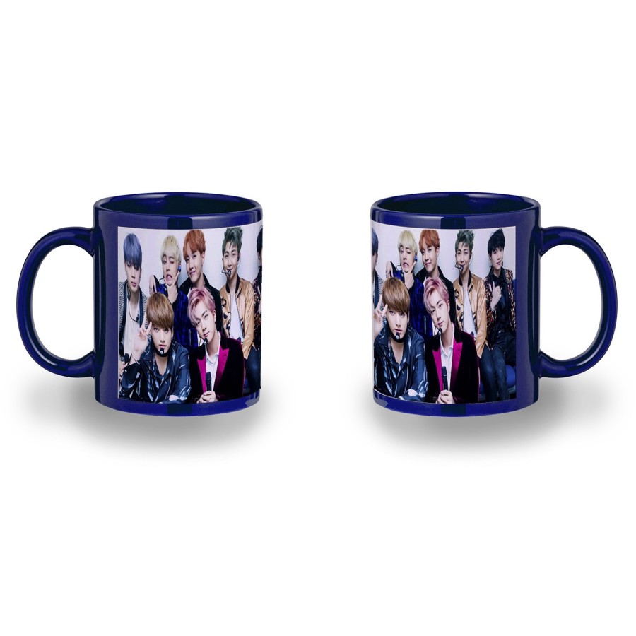 TAZA COLOR RECUADRO BTS BOY WITH LUV KPOP IDOL MNET color mug jarra cerveza te infusión